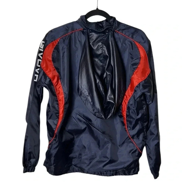 Y2K GIVOVA lightweight performance windbreaker jacket,men XS,hidden hood, EC - Picture 4 of 15
